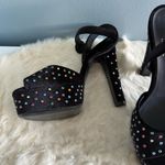 Kurt Geiger  London Molten Velvet Stud Platform Heels Photo 3