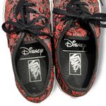 Vans RARE x Disney Mickey Mouse Authentic Lace Up Sneakers Red Black 7.5 W 6 M Photo 5