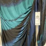 DKNYC Teal and Black Long Sleeve Dress Blue Size 6 Photo 7