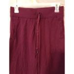 Victoria's Secret Victoria Sport Burgundy Jogger Sweatpants Lounge Drawstring Athletic Logo XS Photo 2