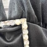 Speechless Black Halter Rhinestone Buckle Pleated Skirt Party Dress Size XS Photo 6