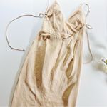 NEW Significant Other x Revolve Imelda Satin Champagne Maxi Dress Size 8 Photo 6