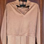 Matching Set Long Sleeve Top Jogger Pants Tan Size M Photo 12