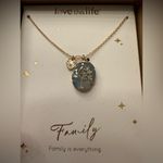 Love this life NIB ® Family Tree Amazonite & Heart Charm Necklace Photo 9