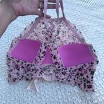 Victoria's Secret PINK XL WOMENS Floral Lace Bralette in Lavender and Black Photo 7