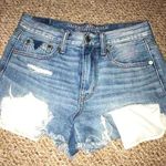 American Eagle Outfitters High Waisted Denim Shorts Blue Size 2 Photo 0