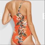 Seafolly NEW  ocean alley one shoulder ring‎ maillot one piece swimsuit, US  10 Photo 2