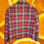 Sag Harbor Tan and Red Plaid Button up‎ Size 6P Photo 4