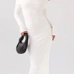 Peppermayo Exclusive - Alexandra Off Shoulder Knit Maxi Dress - Ivory Photo 0