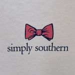 Simply Southern  White Cotton Short Sleeve Photo 3