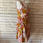 Maeve Anthropologie 70’s Vibrant Floral Midi Dress Size 4 Photo 3