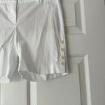 Talbots  Size 4 Super Cute White Shorts Photo 1