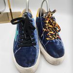 Golden Goose  Deluxe May Sneakers –‎ Bluette/Aquamarine Velvet 37 Blue Velvet Photo 4