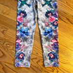 Evolution and creation  high waist orchid and bird print leggings size small Photo 1
