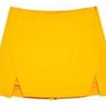 ZARA Yellow Mini Skort Photo 0