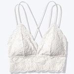 PINK - Victoria's Secret White Shimmer Bralette Photo 0