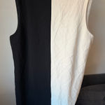 Theory  Two-Tone Black and Cream Dress Photo 0