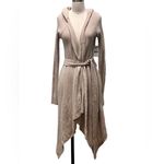 NWT Free People Sloane' Hooded Wrap Cardigan Tan Size L Photo 2