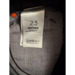 Mother denim SNACKS! The Crinkle Cut Faded Black Denim Jean Skirt Asymmetrical Size XS Photo 7