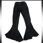 Earthbound  Flower Child Black Flare Pants Size Small Photo 7