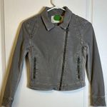 Anthropologie  Marrakech Halen Moto Jacket Bottlegreen Evereve SZ XXSP EUC #2567 Photo 0