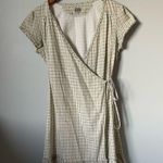 Converse  One Star Women's Plaid Wrap Dress with Ruffle Hem Size Medium Photo 0