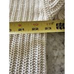 LRL Lauren Ralph Lauren Women's Cable Knit V Neck Sweater Beige Sz S Photo 8