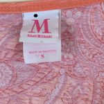 Isaac Mizrahi Small Peach Paisley Sundress Photo 4
