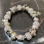 New Chamilia Sterling Silver & Gold AB Stone Pandora Charm bracelet Photo 7