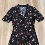 Reformation  Size 8 Rocki Collared Midi Dress Romy Rose Floral Print Photo 7