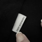 Calvin Klein Jeans  Women‎ Black Long Sleeve Crop Crew Neck Pullover Sweatshirt Photo 3