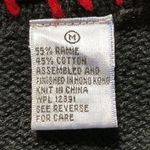 Signatures by Northern Isles Hand Embroidered Christmas Sweater Vest Black Size M Photo 15