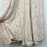 BHLDN NWT Fame & Partners Charlotte Dress Nude Lace Maxi Wedding Gown Dress 6 Photo 7