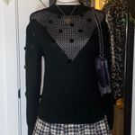 Vintage sequin sweater Black Size M Photo 0