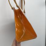 Vintage Style Colorful Illustration Vacation Beach Cafe Shoulder Bag Y2k PVC Orange Photo 2
