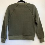 Everlane NEW The Renew Teddy Fleece Sweatshirt in Green Photo 2