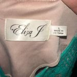 Eliza J  scoop neck green lace sleeveless royalcore 0 dress Photo 1