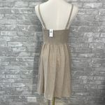 Old Navy  Tan Linen Blend Sundress Sweetheart Neckline Photo 2