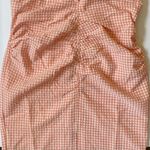Mango Halter Tie Neck Gingham Checked Dress in Pink White | Size S NWT Photo 6