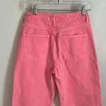 ZARA The Boogie Pants Pink Wide Leg Jeans Photo 4