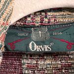 Orvis Vintage  Blazer Jacket Womens M Tapestry Southwestern Aztec Boho Heritage Photo 9