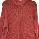 American Eagle  Pullover Sweater Womens S Burnt Orange Knitted Crew Neck Cozy Photo 1