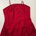superdown  Syrus Slit Mini Dress in Cherry Small Photo 3