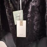 Good American  Velvet Bodysuit Sleeveless Black Tank Top‎ Sexy 3XL Photo 5