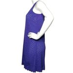 Title Nine ✨ Nimblene Illusion Eyelet Purple Blue Tank Sz Medium Dress✨ Photo 5