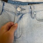 BLANK NYC Raw Hem The Fulton Denim Roll Up Shorts in Blue Steel size 28 🆕 Photo 13