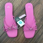 Wild Fable shoe Women Tanya Strappy Heart Slide Barbie Pink Sandal new Size 9.5 Photo 4