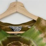 vtg 70s style tie dye hippie gardencore oversized distressed tee size S Green Photo 3