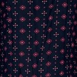 Anthropologie Vanessa Virginia Dress Womens XS Navy Blue Red Kaleidoscope Boho Photo 5