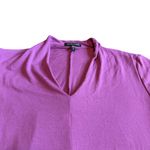 Eileen Fisher  Purple Shirt Dress Shift Fit Stretchy Monochrome Bold Size Medium Photo 1